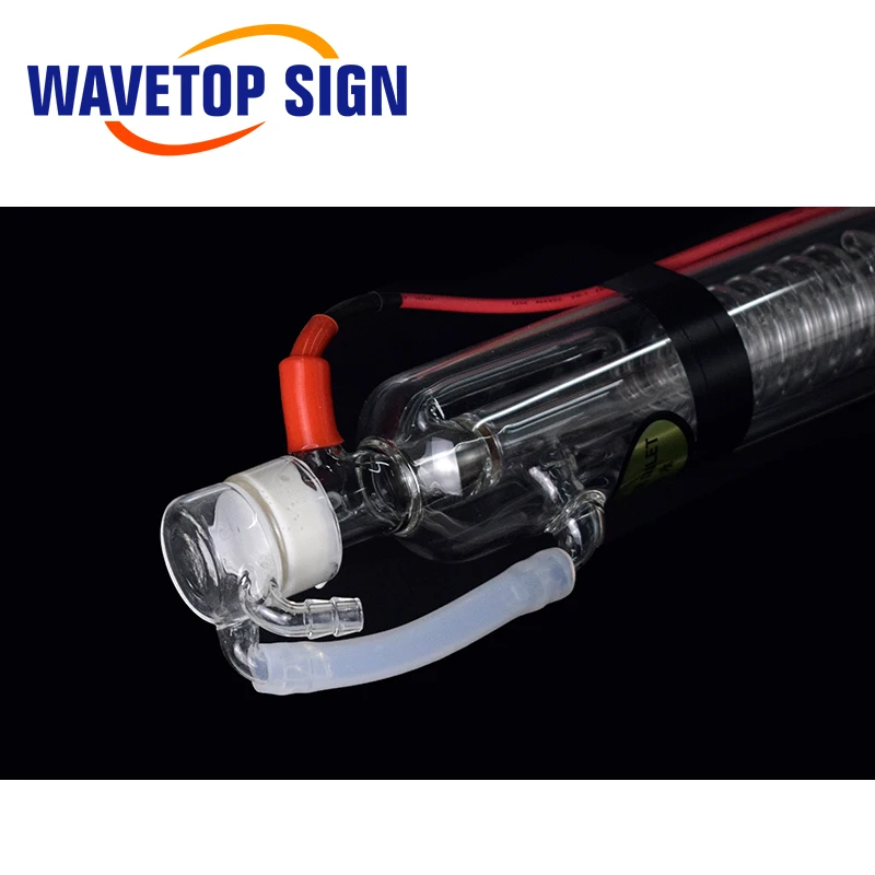 WaveTopSign Co2 лазерная трубка WT1650 130 Вт лазерная стеклянная трубка длина 1650 мм диаметр 80 мм использование для Co2 лазерная резка, гравировальный станок