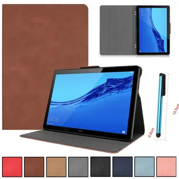 

Flip Leather Case Book Stand Shell Cover For Huawei Mediapad T5 10 10.1" Tablet Business Smart Flip Tablet Case