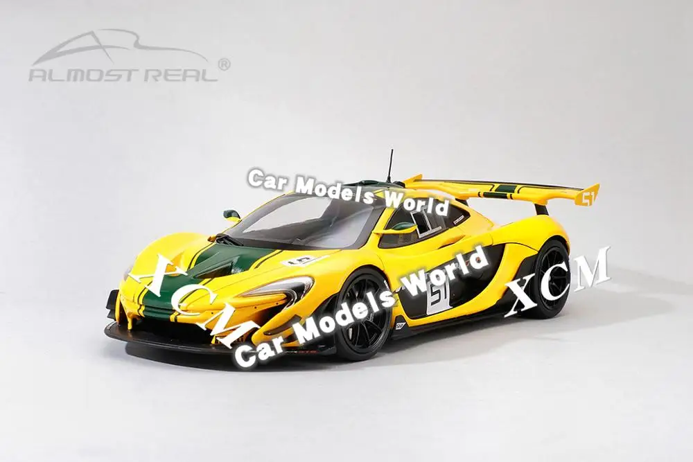 

Diecast Car Model Almost Real P1 GTR 1:18 (Yellow) + SMALL GIFT!!!!!