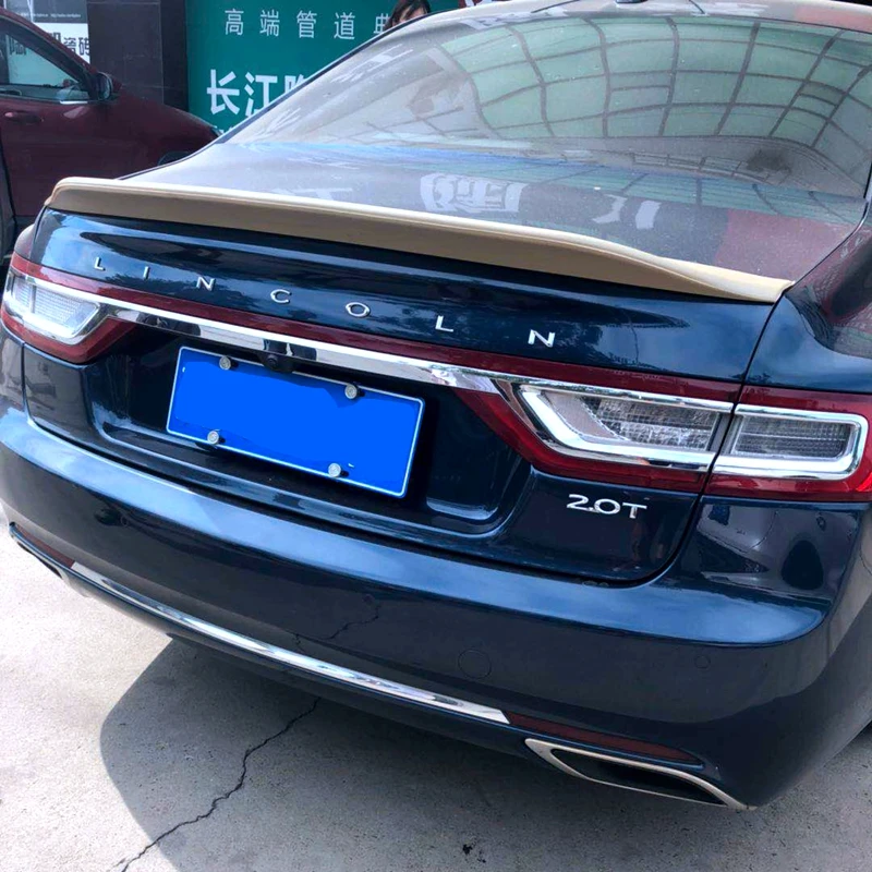 

UBUYUWANT For LINCOLN CONTINENTAI 2006-2019 ABS Plastic Material Unpainted Primer Color Rear Trunk Lip Spoiler