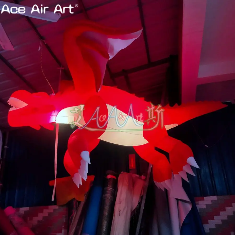 Современный надувной дракон для вечерние 3 М L|Надувные игрушки| |