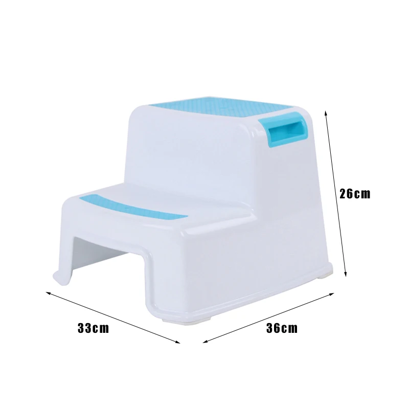 

New Toilet Potty Training Kids 2 Step Stools Toddler Non-Slip Bathroom Potty Stool XOA