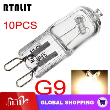 

10pcs/lot G9 40W Halogen Light Bulb Long Life Capsule Lamp Warm White Clear Bulbs 360 Degree Home Lighting