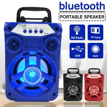 

NEW 1200mAh Portable Wireless bluetooth Speaker Fm Radio Outdoor Speaker Audio High Power TF Card USB Music Speakers Gifts