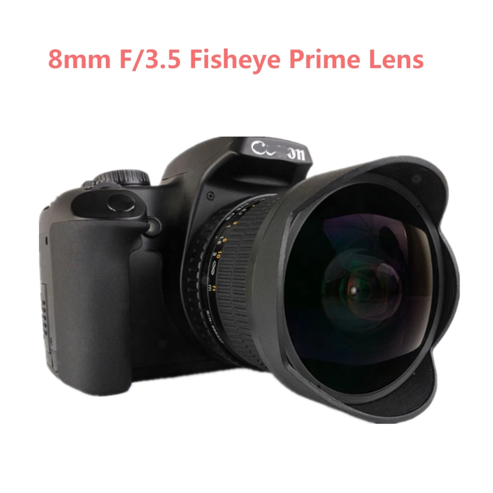 Verminderen Geboorteplaats Vacature 8mm F/3.5 Ultra Wide Angle Fisheye Lens Manual Lens & Compatible With For  Nikon Dslr Cameras D3100 D3200 D5200 D5500 D7000 D7200 - Camera Lenses -  AliExpress