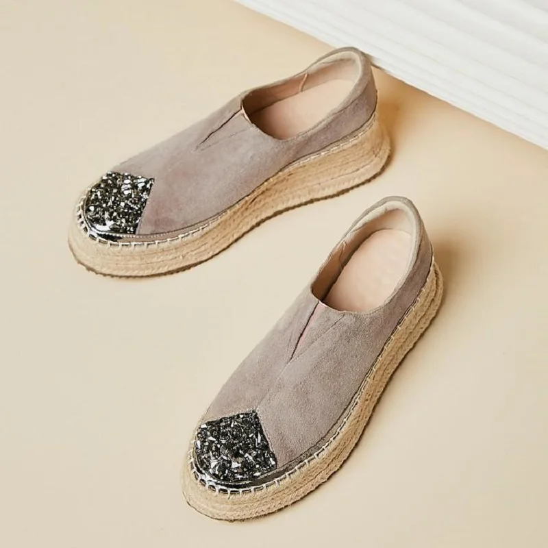 

New ladies shoes zapatillas plataforma mujer luxury shoes women designers espadrilles scarpe donna