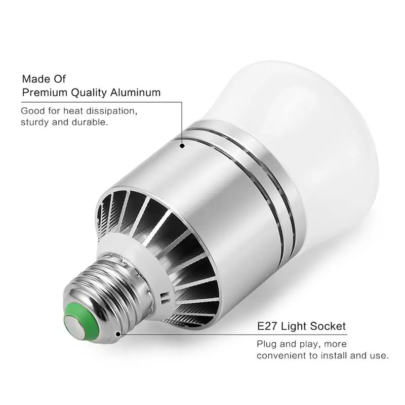 E27 светодиодный лампочка с сенсорным управлением 12 Вт Dusk To Dawn светодиодный смарт-сенсорные лампы автоматический свет безопасности для внутреннего/наружного освещения
