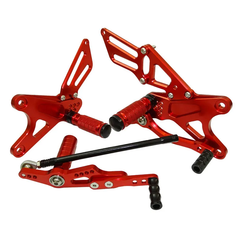 Waase для Yamaha YZF R1 2009 2010 2011 2012 2013 Регулируемый наездник задние комплекты Rearset Подножка для ухода за кожей ног колышки