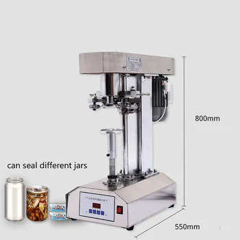 

370W Commercial automatic sealing machine multi-purpose stainless steel canned can sealing machine