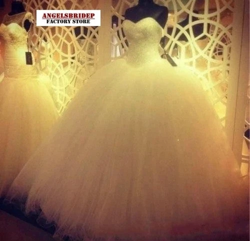 

Angelsbridep милое Тюлевое бальное платье, свадебное платье, свадебное платье, блестящее свадебное платье с бисером, свадебное платье