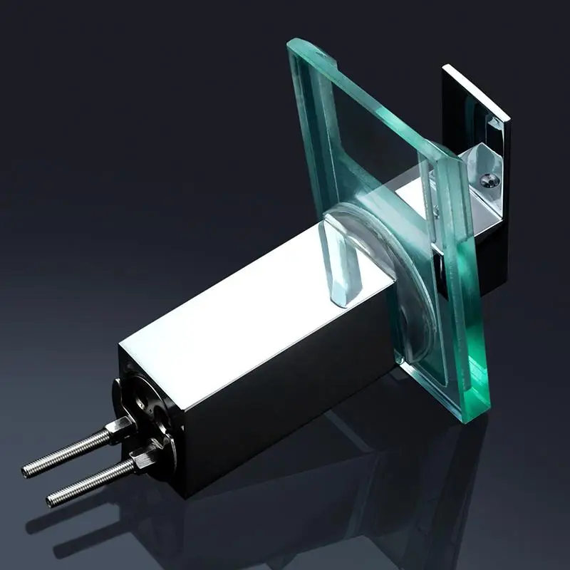 Светодиодный смеситель для раковины латунный кран ванной комнаты меняет цвет от