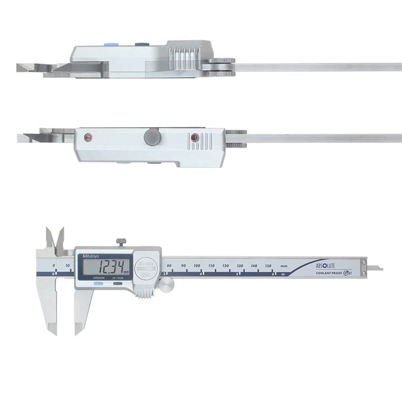 Mitutoyo штангенциркуль из нержавеющей стали 0-150 мм/200 мм/300 мм измерительный прибор IP67 Водонепроницаемый измерительный прибор