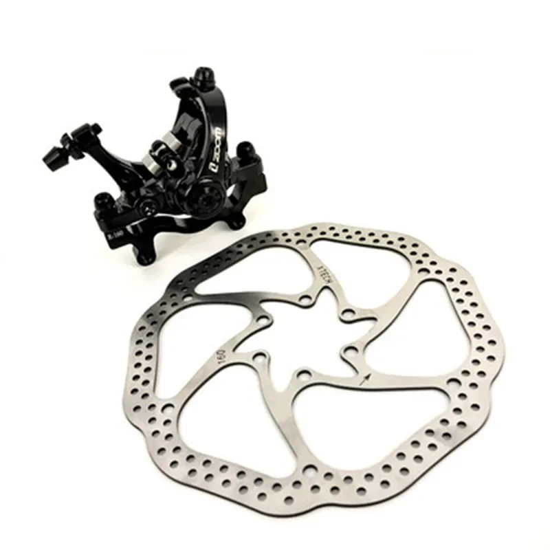 Rear brake and disc Механические дисковые тормоза для горного велосипеда, дисковые тормоза, дисковые тормоза, тормоза для электромобиля - Цвет: Rear brake and disc
