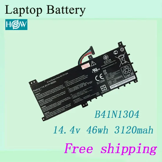 Ноутбук Лидер продаж батарея для ноутбука ASUS B41N1304 K451L V451L V451LA S451LA B41BK4G батареи