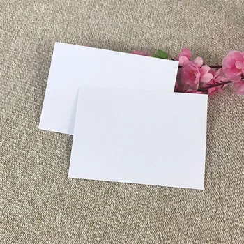 

50pcs Practical Multi-functional White Invitation Envelopes Business Commercial Envelopes for Thank You Card Invitation Notes