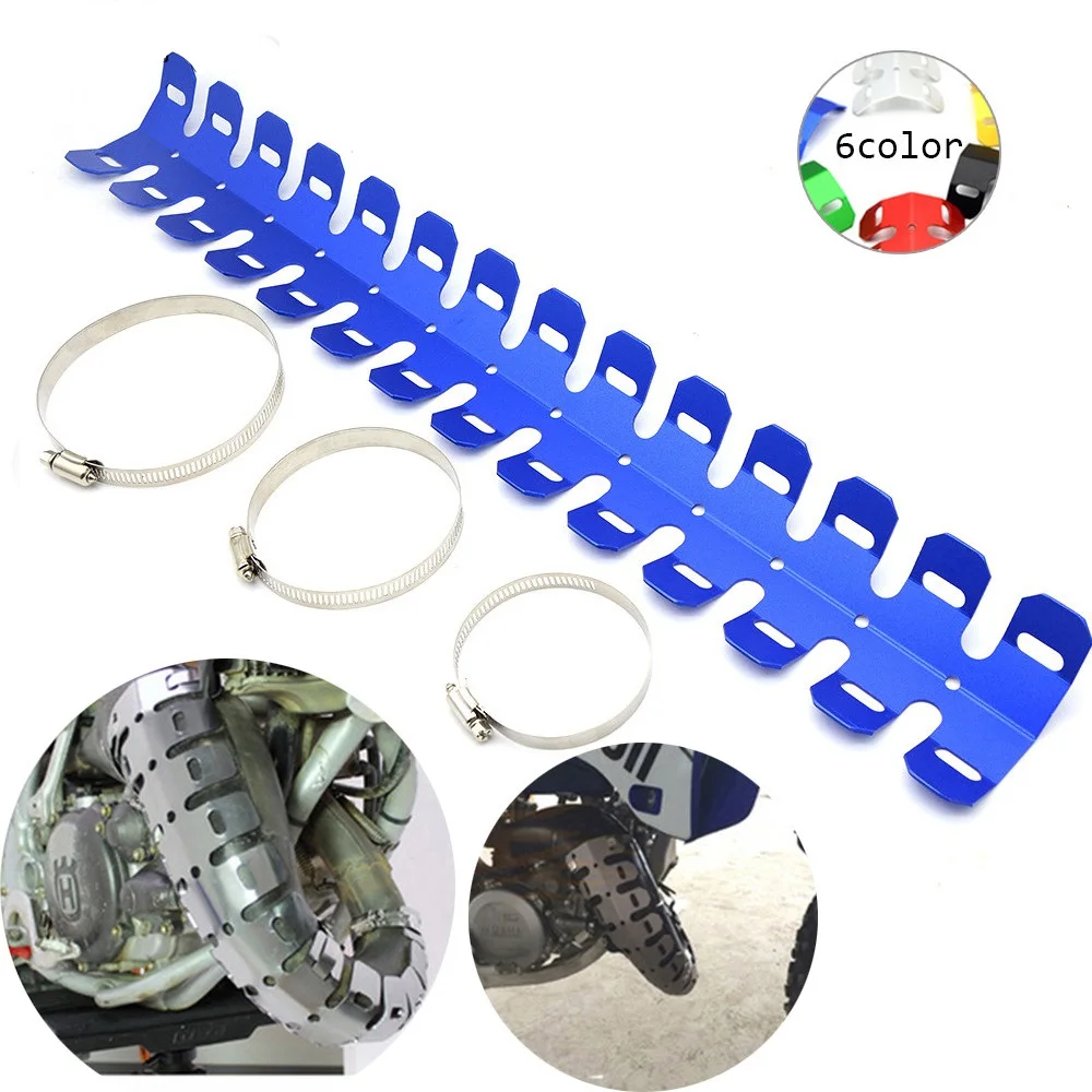 Motorcycle Exhaust Shield Muffler Pipe Protector Cover Heat Shield for HONDA CRF 450X/250LX/250L for YAMAHA YZ 125 250 426F r30|Exhaust & Exhaust Systems| - AliExpress