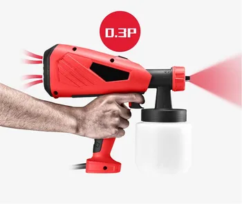 

HVLP Home Paint Sprayer Flow Control 4 Nozzle Easy Spraying and Clean by PROSTORMER
