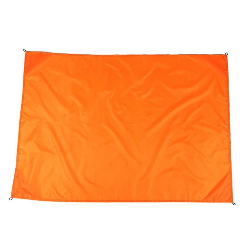 Portable Ultra-Thin Folding Camping Mat Pocket Waterproof Blanket Outdoor Picnic Mat Sand Beach Mat - Цвет: Orange