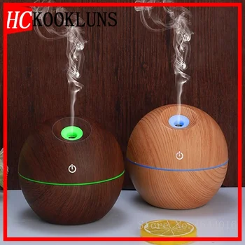 

USB 130ml Electric Humidifier Aroma Oil Diffuser Ultrasonic Air Humidifier Aromatherapy LED Light Mist Maker for Home