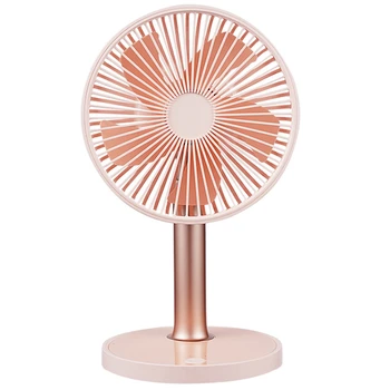

Small Table Fan Mini Fan Rotation Fan 4 Speed USB Personal Fan with LED Light for Home Office Travel Camping