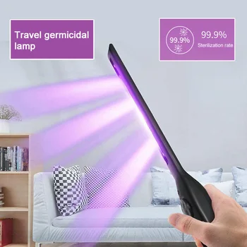 

30 LEDs UV Sterilizer Lamp Portable UVC Sanitizer Bulb Ultraviolet Disinfection Lamp Handheld Kill Mite light