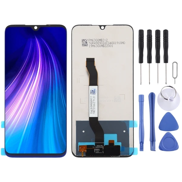 LCD Display Touch Screen and Digitizer Full Assembly for Xiaomi Redmi Note 8 Mobile Phone Repalcement Parts With Repairing Tool