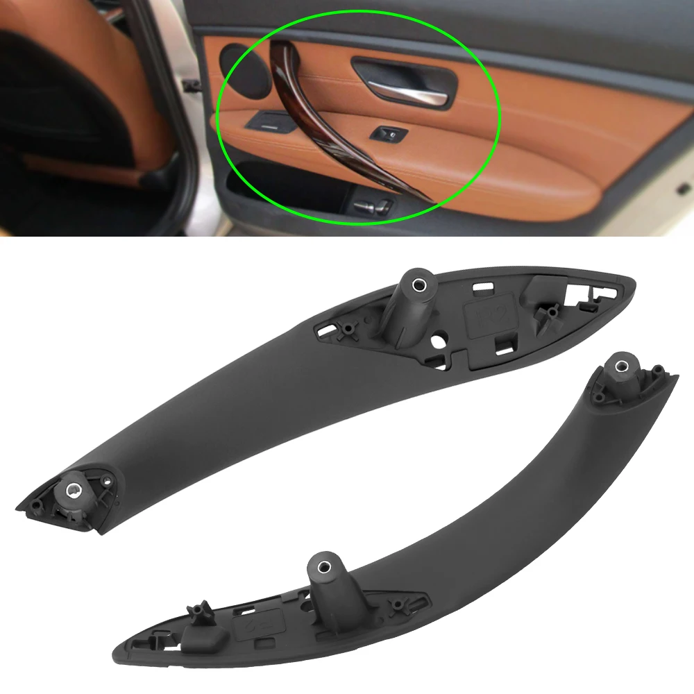 For BMW F30 F80 F31 F32 F34 F35 Car Inner Handle Black Front Rear Left/Right Interior Door Handles Door Panel Pull Trim Cover gas pedal and brake pedal