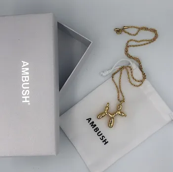 

2020 Ambush Dog Necklace Hiphop Style Women Men Unisex Chain Necklace Jewelry Ambush