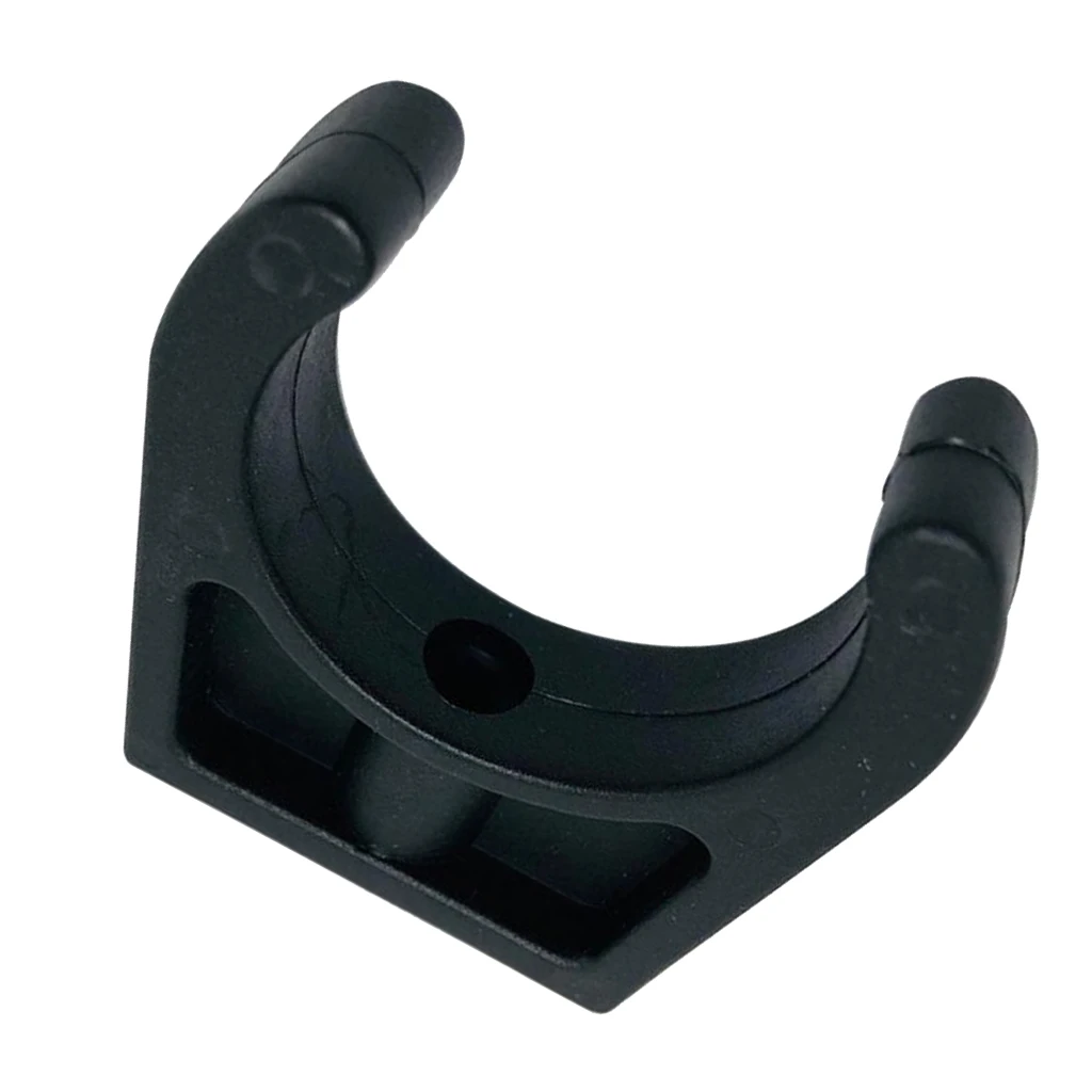 Black 44MM Boat Kayak Paddle Oar Mount Holder Hook Push Pole Clips for Boat