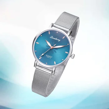 

Women's Watches Luxury Dress Fashion Gorgeous Small Quartz Wristwatches Mesh Alloy Bracelet(Black)