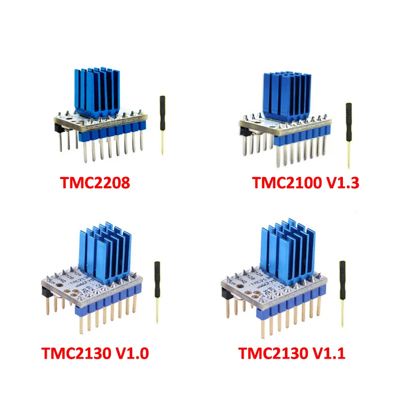 Aokin TMC2130 V1.1 TMC2130 V1.2 SPI TMC2208 V1.2 StepStick TMC шаговый двигатель драйвер бесшумный Отличная стабильность защита