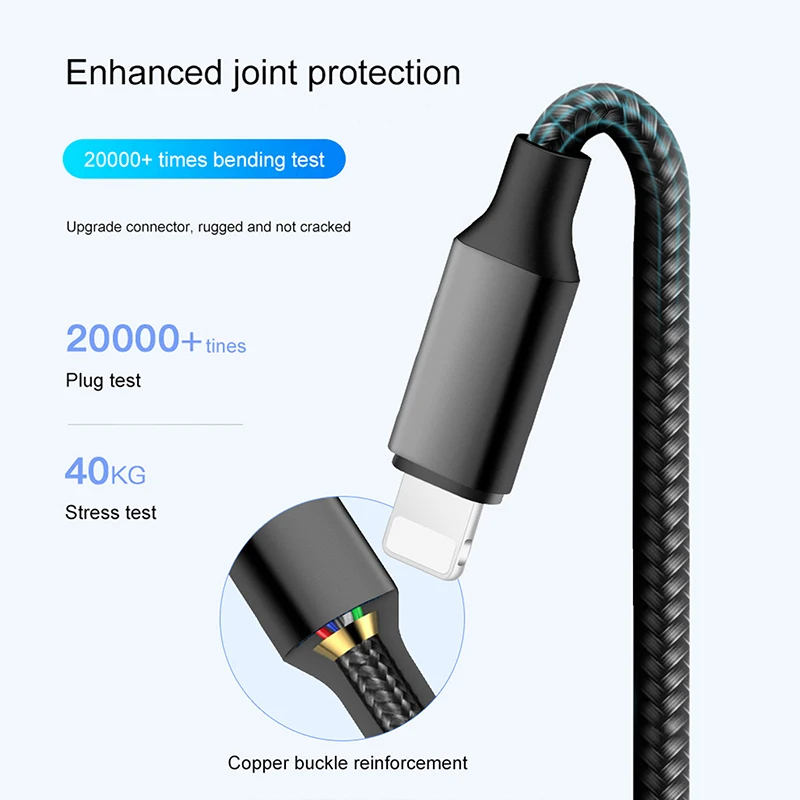 Кабель USB type C для освещения для iPhone 11 Pro Max 18 Вт PD быстрое зарядное устройство USB C для освещения зарядный кабель для Macbook Pro провод