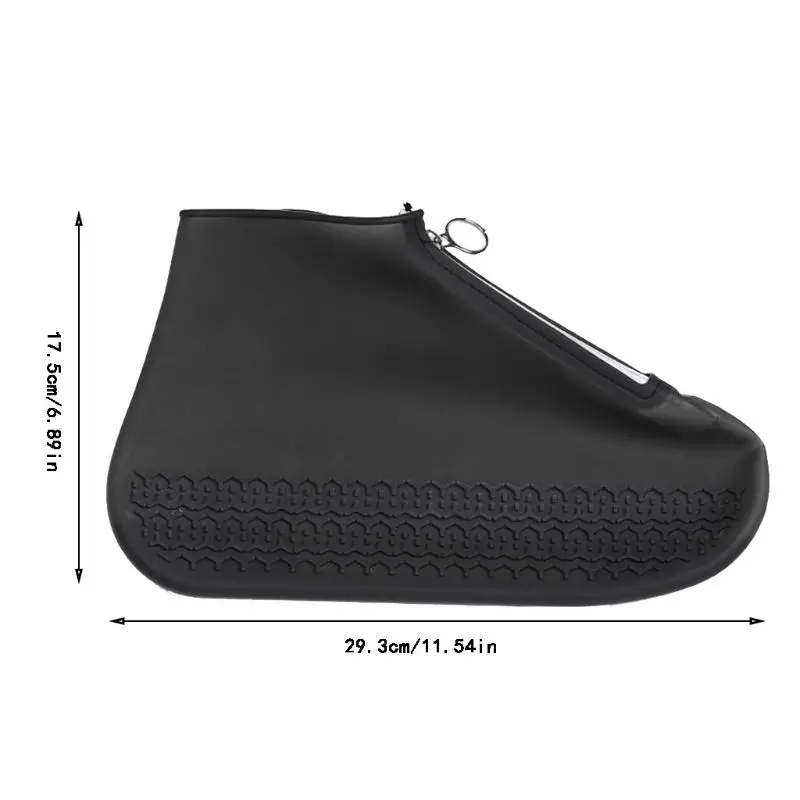 Botas de Chuva ao ar Zíper Livre Silicone Viagem Portátil Antiderrapante Sapato Capa Q1fe 1 Par