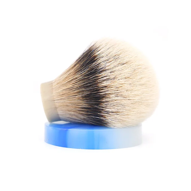 Boti Brush-SHD Silk HMW Silvertip Badger hair knot Super Higher density Silk HMW Silvertip  Bulb Shape shaving brush knot 27mm size