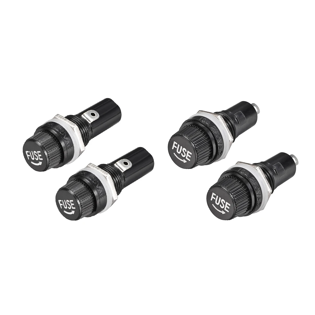 

uxcell 2pcs 5pcs Screw Cap Panel Mounted 6 x 30mm Fuse Holder AC 125V/15A 250V/10A