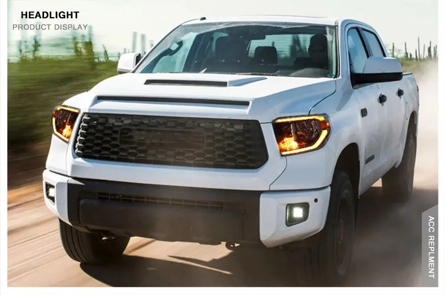 2 шт. светодиодный фары для Toyota Tundra- светодиодный автомобильный фонарь ангельские глазки полный светодиодный противотуманный фонарь светодиодный дневные ходовые огни