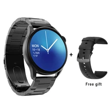 

DT3 ECG+PPG Smart Watch 1.36inch 390*390 BT Call / Music IP68 Waterproof Men Heart Rate Monitor 100+ DIY Watch Face Android IOS