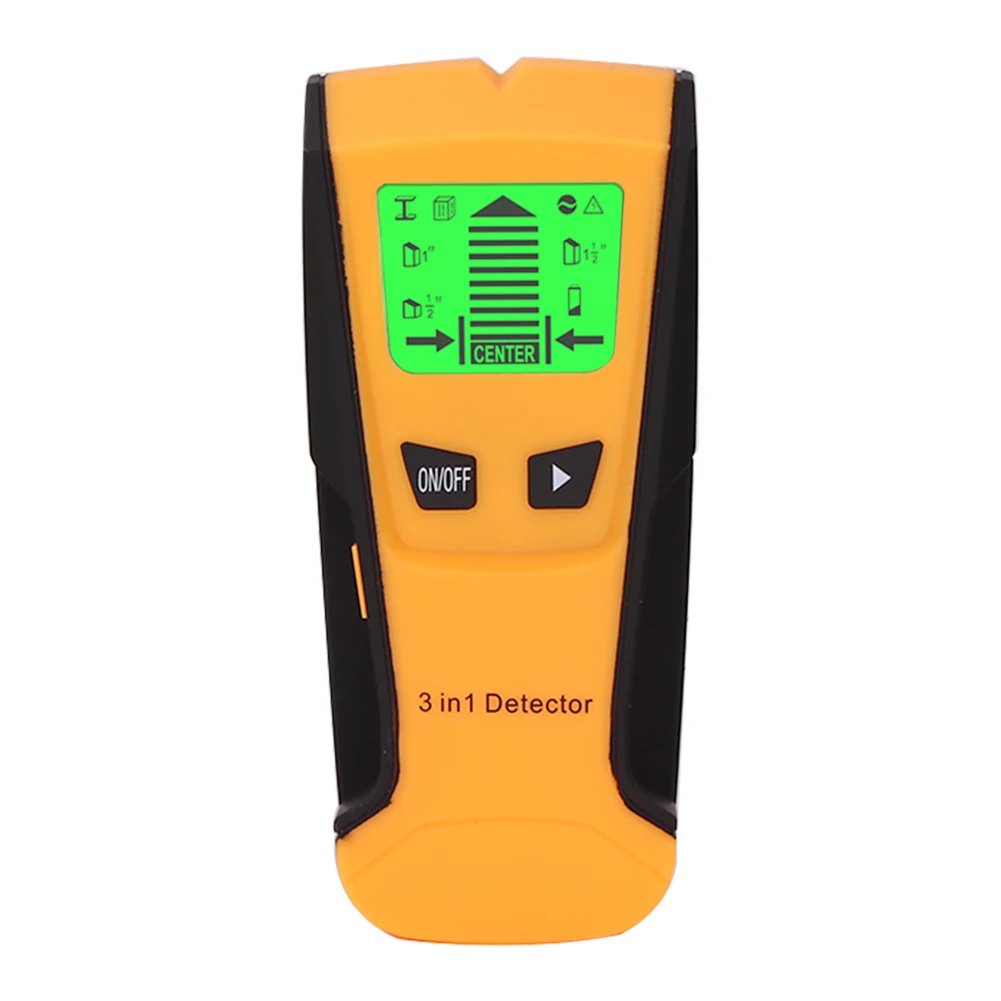 

3 In 1 Metal Detector Metal Live Wire & Stud Detector Wood Stem Center Detector With Probe Wall Scanner Electric Box Detector