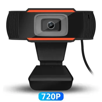 

HD 720P PC Webcam HD Web Camera with Built-in HD Microphone USB Web Cam Widescreen Video Record Webcam for Online Teaching