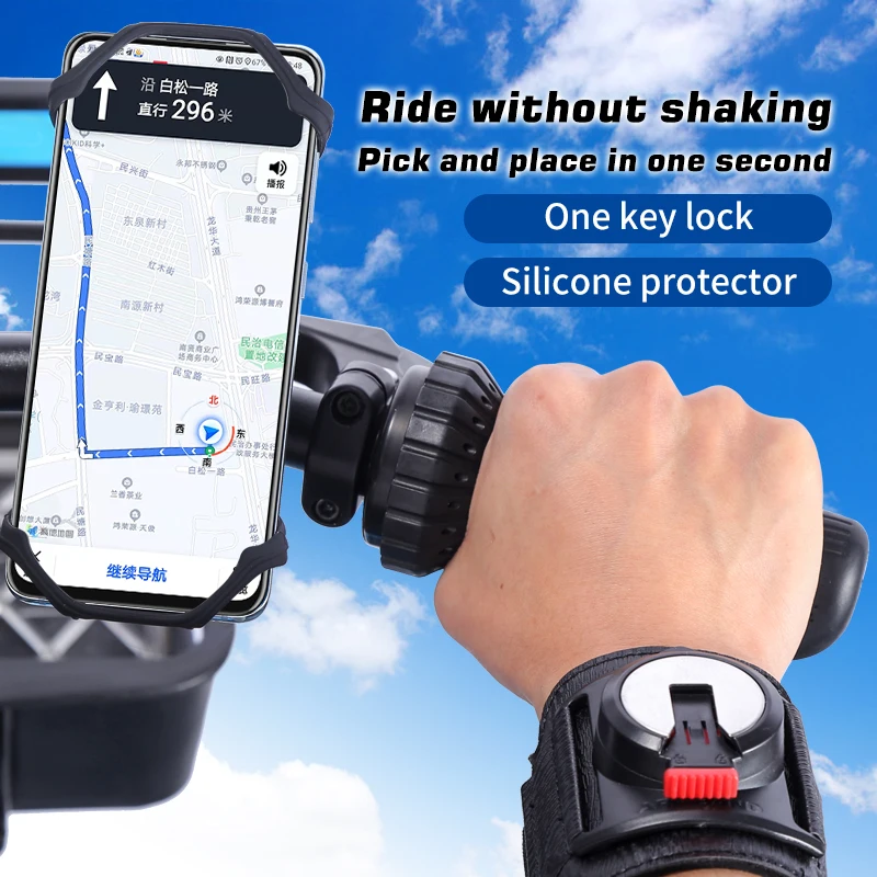 

Bicycle Mountain Bike Mobile Phone Holder Electric Car Navigation Mobile Phone Holder Pedal Battery Bicycle Riding Fixed Frame