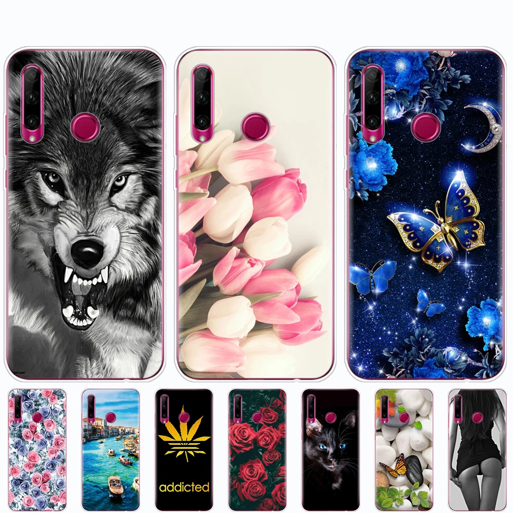 For Honor 10i Case HRY-LX1T bumper Silicone soft tpu Cover Phone Huawei Honor10i 10 i 6.21 inch bag | Мобильные телефоны и