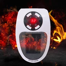 Adjustable Thermostat Overheat Protection Remote Control Portable Electric Heater Personal Space Warmer PTC Heating With Timer