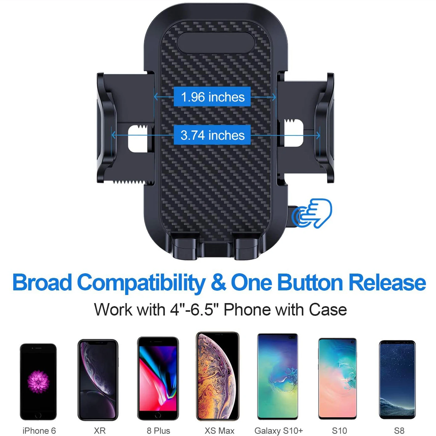 Universal Car Air Vent Phone Holder Stand, GPS and Smartphone Support