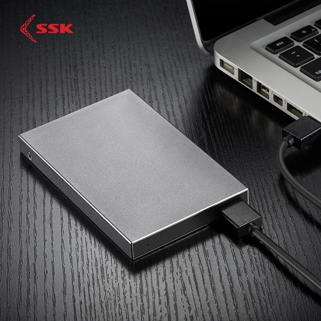 Boîtier de disque dur externe pour ordinateur portable, boîtier de disque  dur, SATA vers USB 3.1, Type-C, SSD, 1 To, 8 To, 2.5 pouces - AliExpress