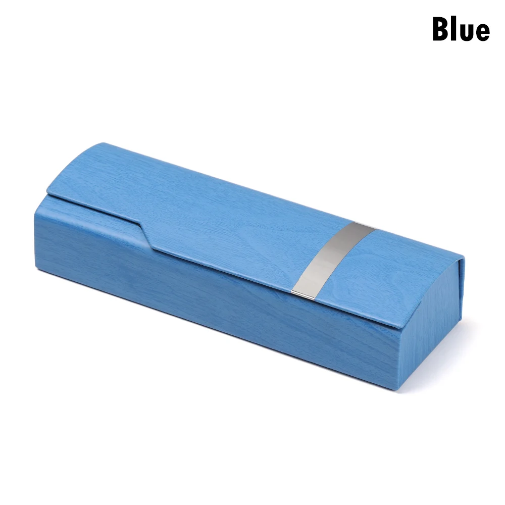 blue Горячая Новинка 1 шт унисекс портативная коробка для очков Модные прямоугольные очки для чтения солнцезащитные очки защитный чехол Защита для очков - Цвет: blue