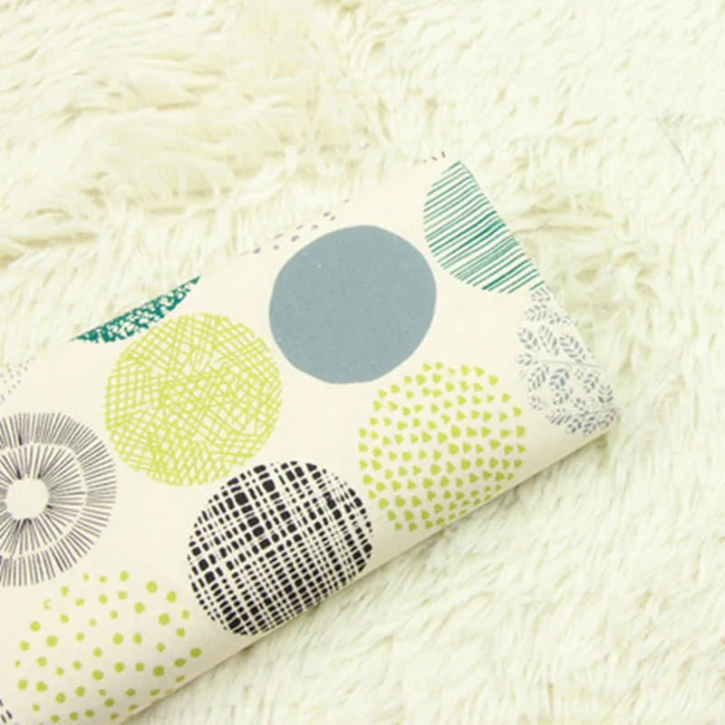 Половина ярда утолщенная хлопковая ткань Северная Европа печать ручной работы