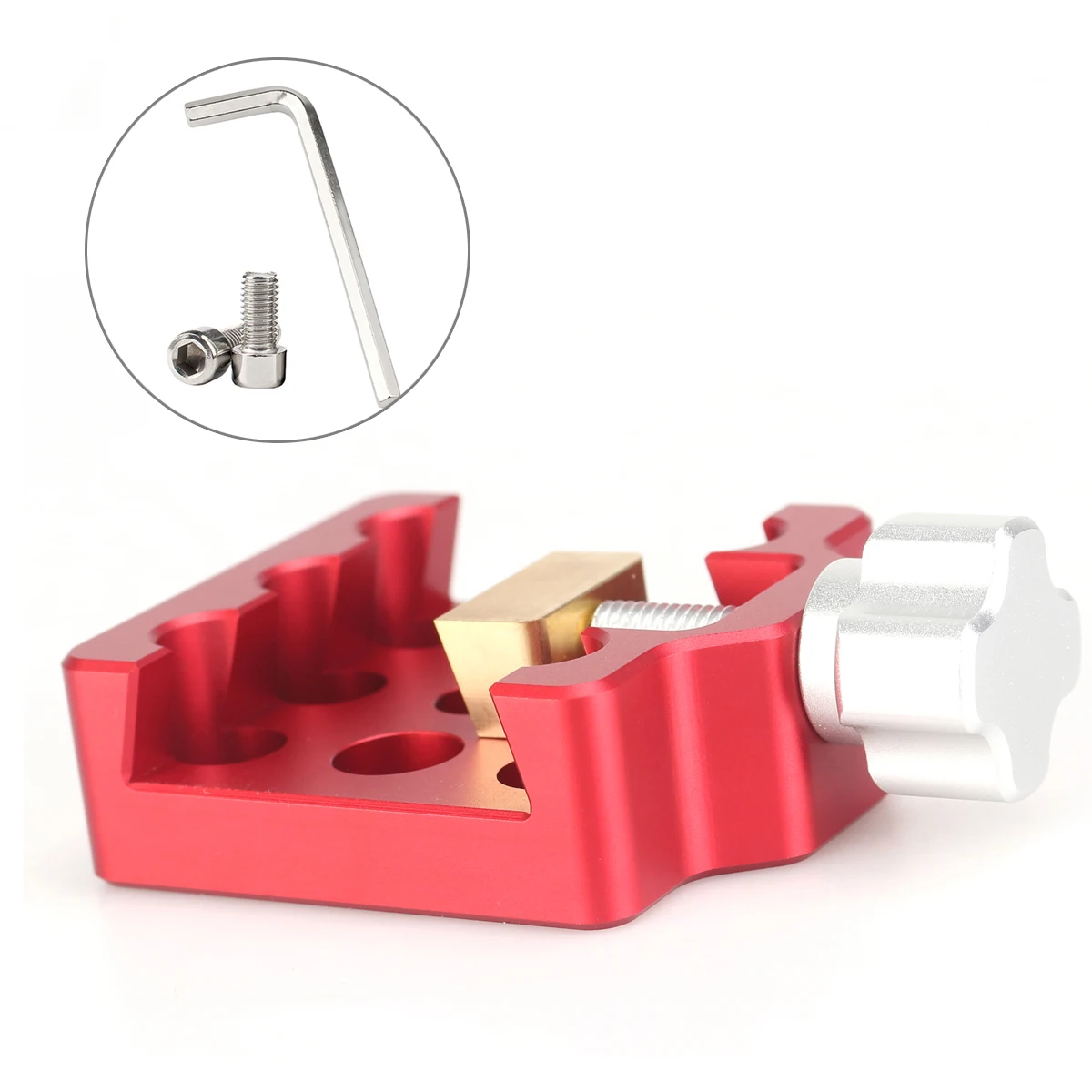LAIDA Medium Dovetail Clamp With Brass Screws for Mounting Vixen SkyWatcher Dovetail Plates AIM