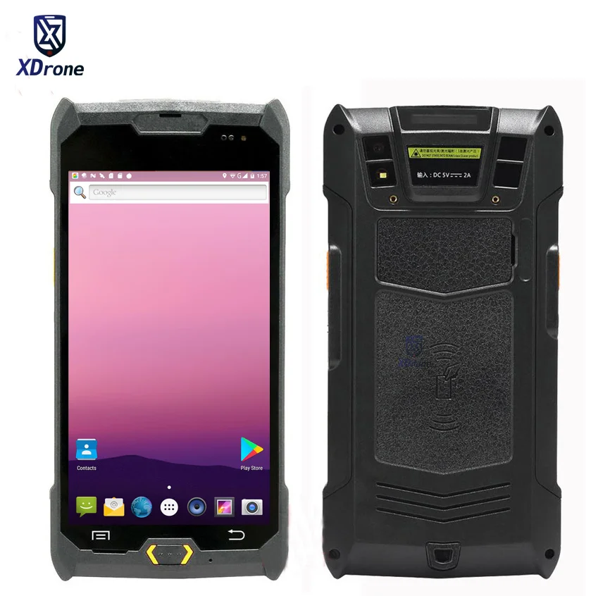 China QR Barcode Android Scanner Wireless Reader Waterproof Phone Mobile PDA Handheld GPS Data Collector inventory Logistics | Компьютеры
