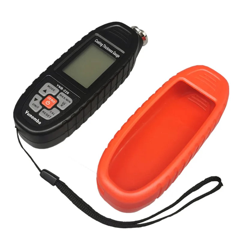 Film Thickness Meter Car Paint Tester Coating Thickness Gauge with Backlight LED/UV Flashlight
