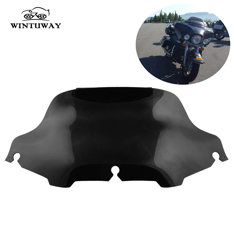 

WINTUWAY High Quality Motorcycle Windshield WindScreens Viser VIsor New Style Fits For Harley Street Glide 96-13